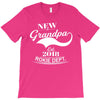 New Grandpa 2018 Rokie Dept. T-Shirt