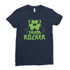 sham rocker shamrock Ladies Fitted T-Shirt