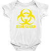 biohazard emo gamer cool rock music Baby Onesie