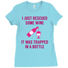 rescued some wine Ladies Fitted T-Shirt