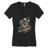 the weight of the world Women's V-Neck T-Shirt