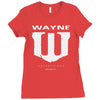 wayne enterprises batman caped crusader Ladies Fitted T-Shirt