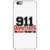 911 dispatcher heroes black logo iPhone 6/6s Case