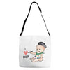 Cute Baby Painter's Dad Love Adjustable Strap Totes