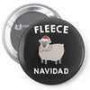 fleece navidad Pin-back button