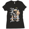 you burn yourself Ladies Fitted T-Shirt