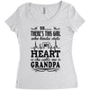 There's This Girl Who Kinda Stole My Heart Grandpa Women's Triblend Scoop T-shirt