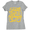 free &amp; brave Ladies Fitted T-Shirt
