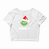 humbug grinch christmas Crop Top