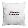 i love being a grandma Throw Pillow