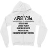 Smartass April Girl Zipper Hoodie