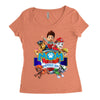 paw patrol birthday boy mom Women's Triblend Scoop T-shirt