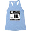 straight outta paradise palms Racerback Tank