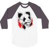 panda roar scratch 3/4 Sleeve Shirt