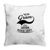 New Gram 2018 Rokie Dept. Throw Pillow