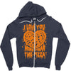 pizza! Zipper Hoodie