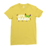 mardi gras Ladies Fitted T-Shirt