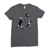 banksy kids play t.v. ball Ladies Fitted T-Shirt