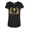 drinking logo Maternity Scoop Neck T-shirt