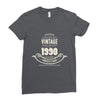 premium vintage 1990 classic perfectly aged limited edition Ladies Fitted T-Shirt