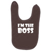 i'm the boss mens Baby Bibs