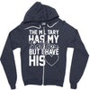 military has my soldier i have his heart Zipper Hoodie