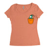 plankton pocket Women's Triblend Scoop T-shirt