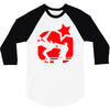 eric cantona, kungfu, manu 3/4 Sleeve Shirt