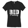 red friday Women's V-Neck T-Shirt