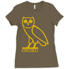 drake, ovoxo owl Ladies Fitted T-Shirt