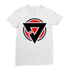 red black zero Ladies Fitted T-Shirt