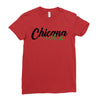 chicana with rose Ladies Fitted T-Shirt
