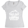 Camper Couple Man White Women's Triblend Scoop T-shirt