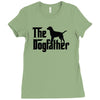the dogfather labrador retriever Ladies Fitted T-Shirt