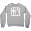 your girlfriend vs my girlfriend funny pub jokr  impress your friends! Crewneck Sweatshirt