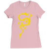 chinese dragon cool oriental asian kung fu Ladies Fitted T-Shirt