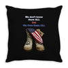 We Owe Them All Throw Pillow