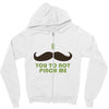 mustache pinch Zipper Hoodie
