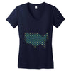 periodic table of the states Women's V-Neck T-Shirt