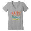 happy father's day Women's V-Neck T-Shirt