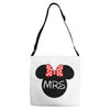 Mr. and Mrs. Matching Adjustable Strap Totes
