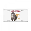 no speed License Plate