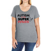 Autism Is My Super Power Ladies Curvy T-Shirt