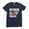 Never Sleep Again Ladies Fitted T-Shirt