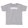 criminal biker rap Toddler T-shirt