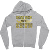 funny black mustache may the stache be with you Zipper Hoodie