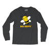 bee happy Long Sleeve Shirts