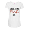 back that fang up Maternity Scoop Neck T-shirt