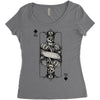 king of spades Women's Triblend Scoop T-shirt