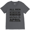 all men are created equal april V-Neck Tee